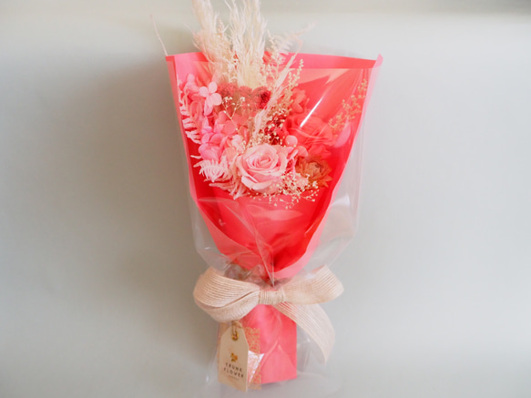 ミニブーケ *ロング プリザーブドフラワー 花束 bouquet 2枚目の画像