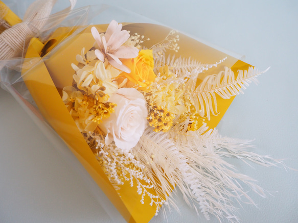 ミニブーケ *ロング プリザーブドフラワー 花束 bouquet 5枚目の画像