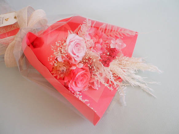 ミニブーケ *ロング プリザーブドフラワー 花束 bouquet 3枚目の画像