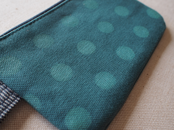 Polka Dot Pouch M / Seto Iro 第2張的照片