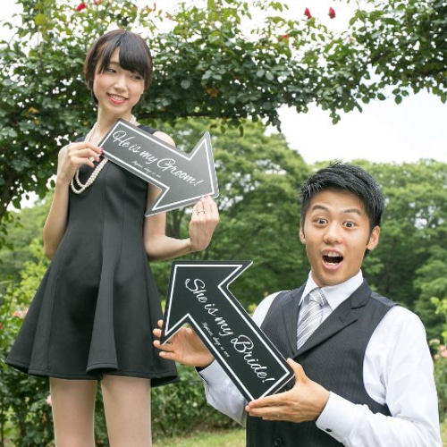 フォトプロップス【矢印】7mm厚 PP001 ウェルカムボード BridalTokyo