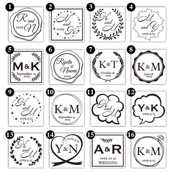 名入れ、記念日オーダースタンプ【STP】 2枚目の画像