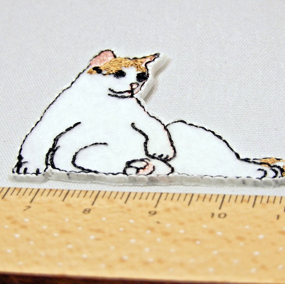 どすこい猫のワッペン 7枚目の画像