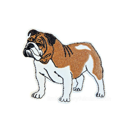 ブルドッグの中のブルドッグ　犬ワッペン 7枚目の画像