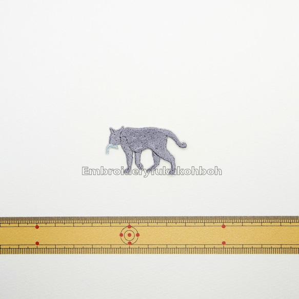 海辺の猫　刺繍ワッペン 6枚目の画像