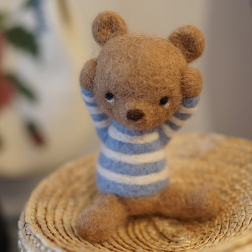 羊毛ニードルフェルト ふたつとないオリジナルデザインのキャラクター