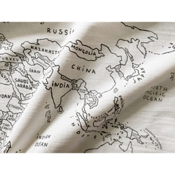 〈タペストリーBig〉World Map コットンリネン | 子ども部屋 | インテリア | 世界地図 | 地図 11枚目の画像