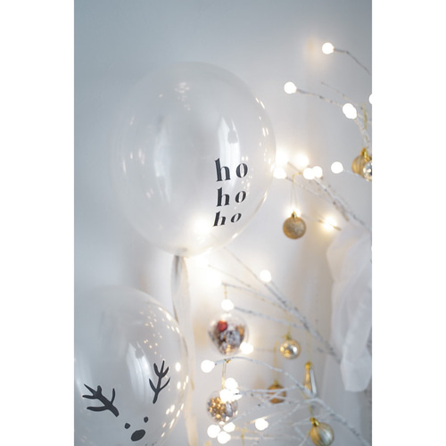 中になんか入ってる風船 Balloon〉Christmas 風船（2個set） | クリスマス ガーランド