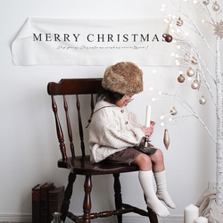 ＊完売＊〈タペストリー〉MERRY CHRISTMAS. | コットンリネン | クリスマス | ツリー 1枚目の画像
