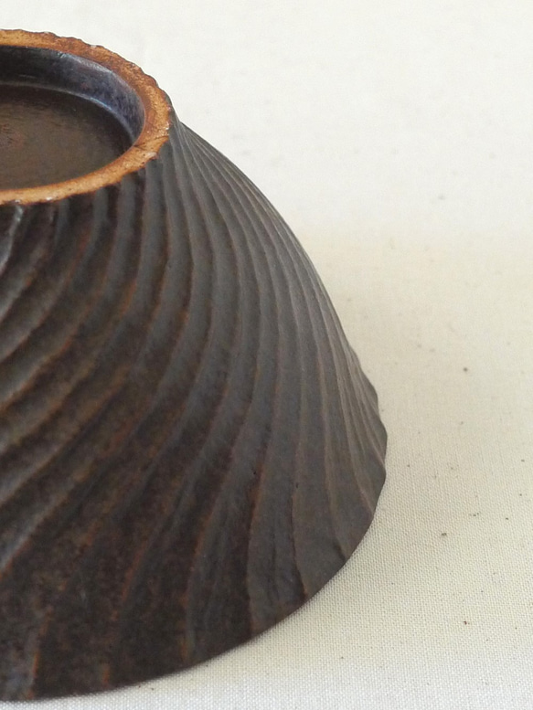 〈再販）渦巻き紋　ごはん茶碗 3枚目の画像