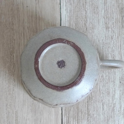 菱形紋　マグカップ（サンドベージュ） 4枚目の画像
