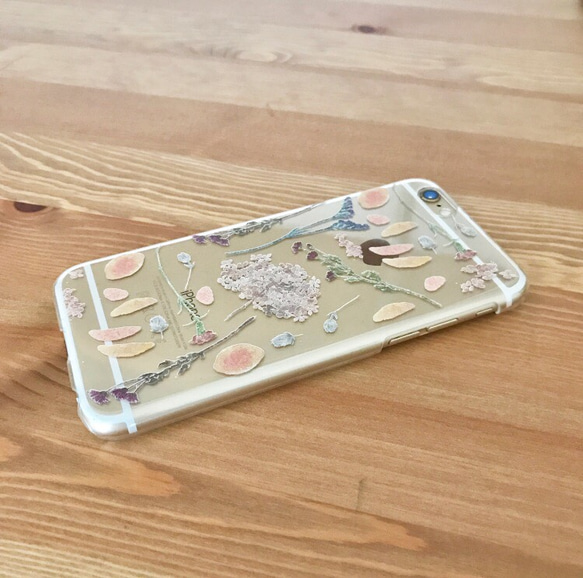 佳い匂いの日のiPhoneケース（透明） 2枚目の画像