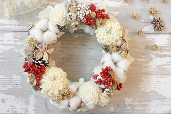 白いクリスマスリース 660-069_1200x1200.jpg?v=1729929204