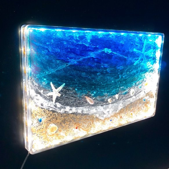 光る箱海プレート 1枚目の画像