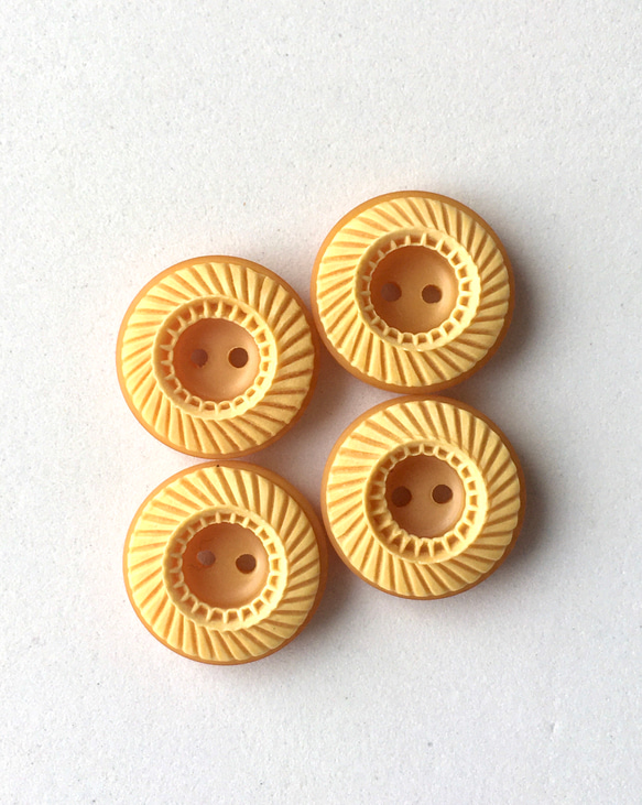 ドーナツみたいなキュートなボタン(S) マロン4個 1枚目の画像