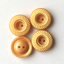 ドーナツみたいなキュートなボタン(S) マロン4個 3枚目の画像