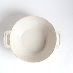 耐熱陶器　一人鍋　ホワイト　　（数量限定生産） 3枚目の画像