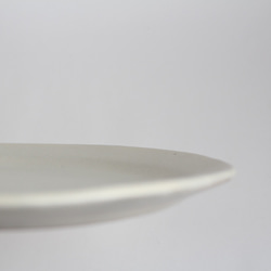 【リムプレート大皿】ホワイト　（受注生産） 8枚目の画像