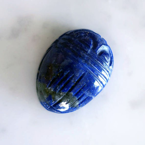 ラピスラズリ・スカラベ 天然石 BodhiTreeルース館 通販 6063013