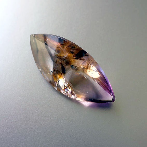 エレスチャル カコクセナイト イン アメジスト 天然石 ルース