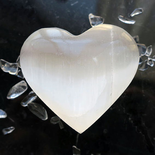 セレナイト・ハート 天然石 BodhiTreeルース館 通販 6463114