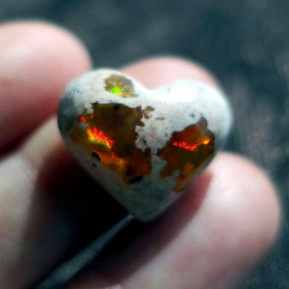 墨西哥蛋白石Heart-b 第2張的照片