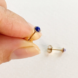 14kgf： petite pierce 2㎜ ：lapis lazuli 2枚目の画像