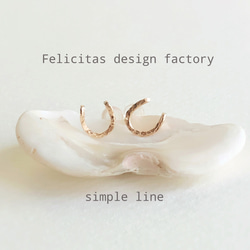 14kgf ：馬蹄ピアス：Msize 1枚目の画像