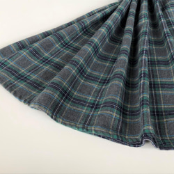 暖か素材♪サロペットスカート/ジャンパースカート（リボン紐付き） 4枚目の画像