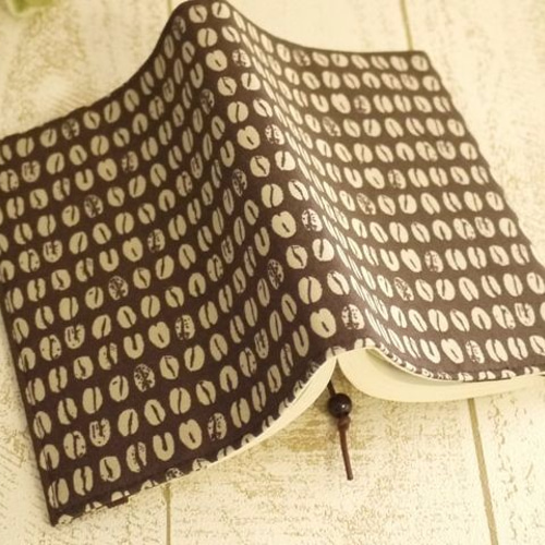 Coffee 文庫本サイズ ブックカバー ハンドメイド Coffee 文庫本サイズ ブックカバー ハンドメイド