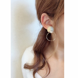 2way 3color hoop pierce(LEMON) 3枚目の画像