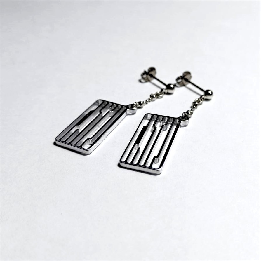 回路基板【～kaiki～】ピアス・イヤリング / 大人なオシャレプレゼントにも