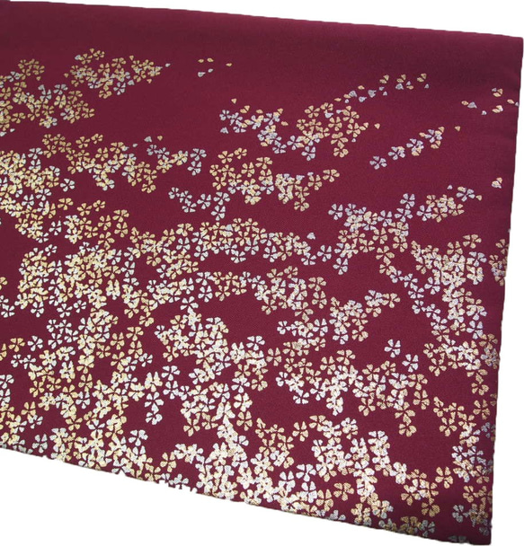 ランチョンマット（経机敷き）テーブルマット　テーブルクロスに利用可能　さくら紫 3枚目の画像