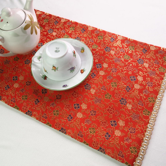 餐墊 桌墊 可用於桌布 紅色 第3張的照片