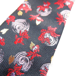 日式豪華領帶 使用金布 時尚的日式書籍。 &lt;金魚&gt; 第2張的照片