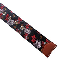 日式西陣金蘭花腰帶 手工製作的奢華金錦緞，與您的服裝相得益彰 金魚 第3張的照片