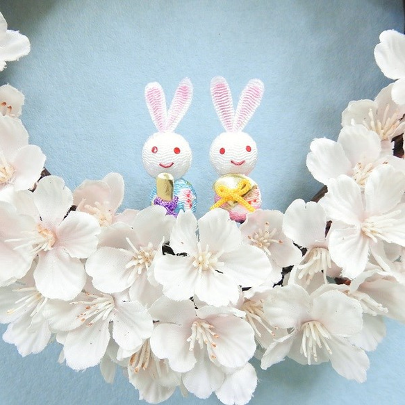 【再販×15】＊春のリース （桜）和装婚・ウェディング ・ひなまつり＊ 3枚目の画像