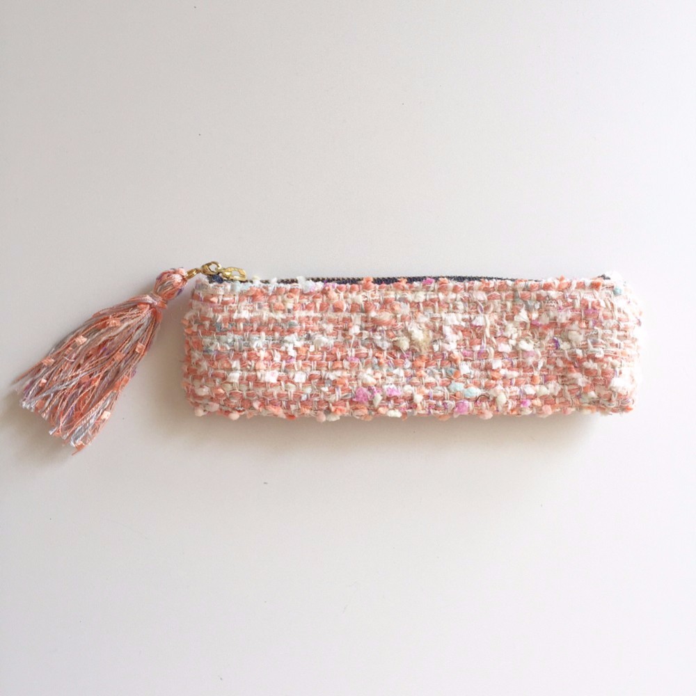 noriko tweed ペンポーチ 手織り 母の日 ポーチ ooie noriko 通販 3908892｜Creema(クリーマ)