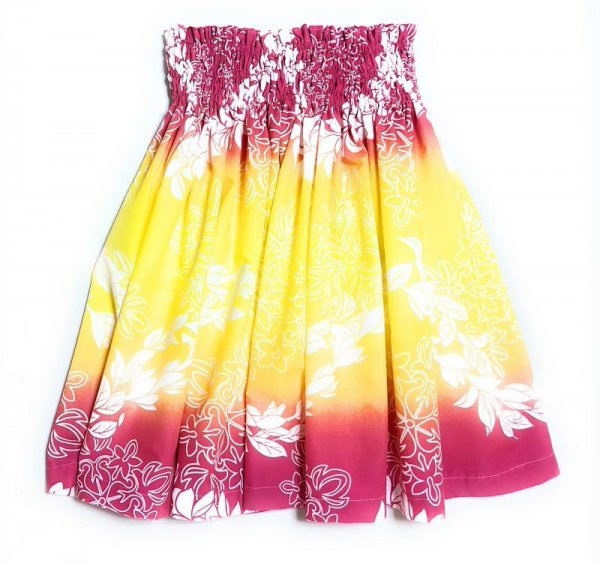 シングルパウスカート ケイキ（お子様用：丈５５cm） フラワーレイ柄 イエロー [puk-154s55] 4,682円