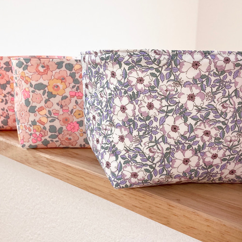 31〉ゆけひ様 リバティ メイモリス ハンドメイド 手提げバッグ お