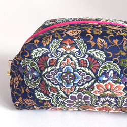 Pouch with Japanese Traditional Pattern, (Large) [Brocade] 第2張的照片