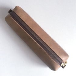Leather pen case with Japanese Traditional pattern, Kimono 第3張的照片