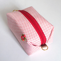 Pouch with Japanese traditional pattern, Kimono (Small) 第3張的照片