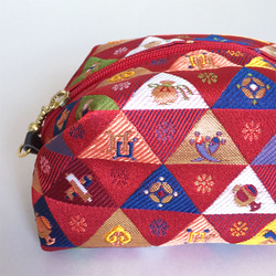 日式豆袋袋，中號 [織錦] 第5張的照片