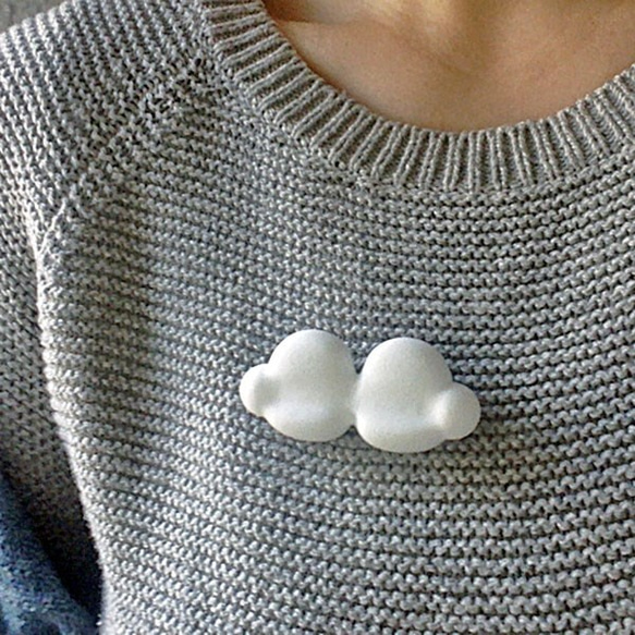 Cloud pin brooch Ⅳ （くもピンⅣ） 1枚目の画像