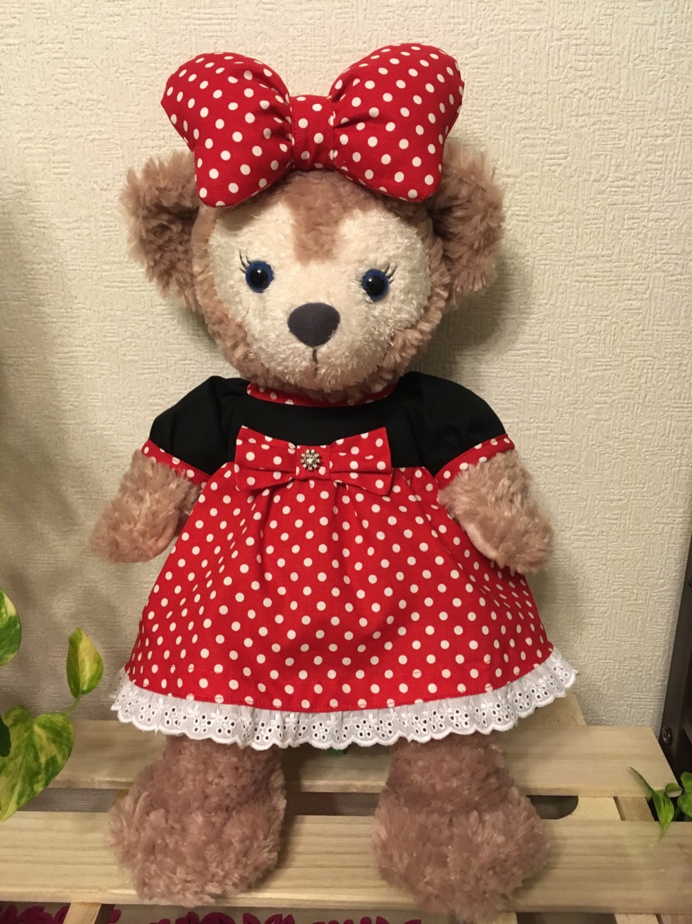 シェリーメイ お洋服 ミニーちゃん風ドレス ぬいぐるみ れいちゃん