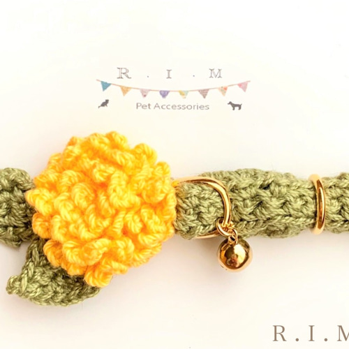 たんぽぽ コットン首輪 ☆小型犬＆猫の首輪☆ リード・首輪 R.I.M 通販  