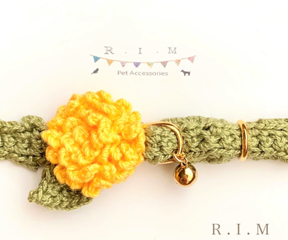 たんぽぽ コットン首輪 ☆小型犬＆猫の首輪☆ リード・首輪 R.I.M 通販  