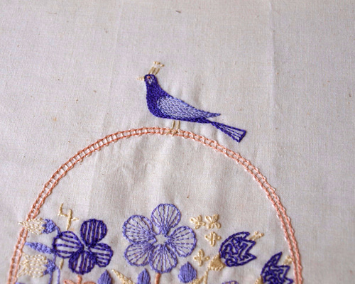 習作（南桂子さんの銅版画を刺繍に) 切り絵 nacco 通販 68851｜Creema
