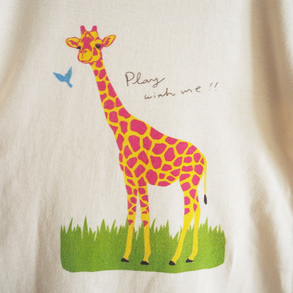 &lt;免運費&gt; Baby &amp; Kids T-shirt Giraffe -120cm- 第2張的照片